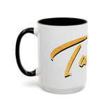 Tate Knight Logo Accent Coffee Mug 11oz 15oz Gold Foil Chess Horse Design Motivational Hustler Ceramic Cup Bold Luxury Inspired Streetwear Gift Drinkware
