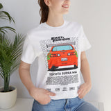 Legendary Orange Street Machine Rear View Unisex Heavy Cotton Tee Powerful JDM Inspired Car Art Graphic Shirt for Collectors and Gearheads