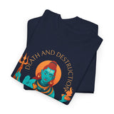 Lord Shiva Death And Destruction Dance And Regeneration Unisex Graphic T Shirt Mahadev Mahakal Devotional Hindu Spiritual Cotton Tee Trishul Rudraksha Festival Wear India