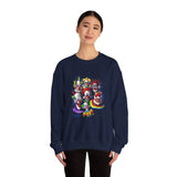 Chaos Clown Crew Sweatshirt Premium Unisex Streetwear Artistic Dark Humor Design Bold Neon Chaos Expression For Fearless Minds And Alpha Creators