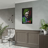 The Jocker Why So Serious Within Glossy Poster Emotional Gothic Wall Art Bold Psychological Design for Dark Aesthetic Lovers, Art Collectors, and Fearless Creatives