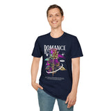 Romance Rose Graphic Unisex Softstyle T Shirt Black Tee Aesthetic Gothic Love Inspired Streetwear Fashion Bold Artistic Outfit