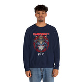 Strategic Warrior Unisex Sweatshirt Bold Samurai Graphic Streetwear for Focused Hustlers, Visionaries, and Alpha Souls