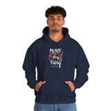 Move With Flow Breakdance Graphic Unisex Heavy Blend Hooded Sweatshirt Hip Hop Streetwear Dance Rhythm Hoodie