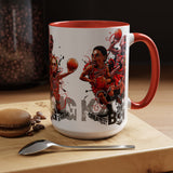 Legends On Court Ceramic Mug Basketball Gift For Sports Fans Gym Lovers Urban Lifestyle Drinkware Bold Streetwear Design Perfect For Coffee Tea And Everyday Motivation