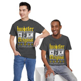 Hustler Original Money Maker Unisex Heavy Cotton Tee Streetwear Graphic Bold Dollar Bill Print Motivational Entrepreneur T Shirt