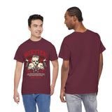 Monsters Skull Guardians Gothic Horror Unisex Heavy Cotton Tee Dark Graphic Halloween Streetwear Bold Vintage Skull T Shirt