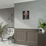 Grumpy Street Legend Poster Bold Comic Art Print Expressive Urban Character Artwork Vibrant Caricature Design Perfect for Bedroom, Studio, or Office Wall Décor Gift for Art Lovers and Street Culture Fans