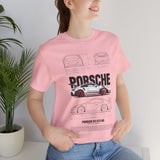 High Performance Track Racer Blueprint Art Unisex Heavy Cotton Tee Streetwear Motorsport Enthusiast Graphic Shirt