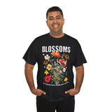 Blossoms Floral Graphic Unisex Heavy Cotton Tee Comfortable Streetwear Timeless Charm Motivational Nature Inspired T Shirt Perfect Gift for Garden Lovers Friends Birthdays Casual Everyday Wear