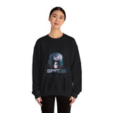 Space Exploration Crewneck Sweatshirt Unisex Heavy Blend Pullover Galaxy Earth Spaceship Astronomy Inspired Cosmic Science Lover Nerd Geek Astronaut Top