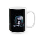 Space Exploration Ceramic Mug Coffee Cup Galaxy Earth Spaceship Astronomy Inspired Cosmic Universe Science Lover Nerd Geek Astronaut Teacher Gift
