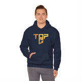 Top G Andrew Tate Graphic Hoodie Black Unisex Streetwear Motivational Hustle Pullover Sweatshirt Gold Typography Design