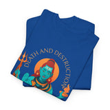 Lord Shiva Death And Destruction Dance And Regeneration Unisex Graphic T Shirt Mahadev Mahakal Devotional Hindu Spiritual Cotton Tee Trishul Rudraksha Festival Wear India