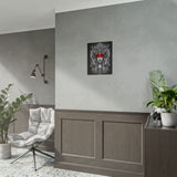 Mystic Warrior Goddess Poster Museum-Quality Wall Art Print Sacred Feminine Energy Gothic Tribal Line Design Perfect for Home Decor Studios Meditation Corners and Art Lovers