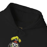 Rock Skull Roses Unisex Hoodie Bold Gothic Streetwear Vintage Rebel Art Design Inspired By Rock Culture And Freedom Perfect For Concerts Festivals And Cold Street Nights