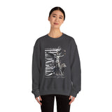 Inspire Strength Ignite Courage Unisex Crewneck Sweatshirt Premium Motivational Streetwear Bold Statue Graphic