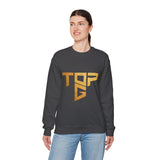 TopG Graphic Unisex Heavy Blend Crewneck Sweatshirt Motivational Hustler Streetwear Fitness Entrepreneur Alpha Mindset Pullover
