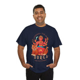 Goddess The Mother Durga T Shirt Divine Shakti Devi Maa Graphic Tee Navratri Durga Puja Festival Wear Hindu Spiritual Devotional Unisex Cotton Casual Streetwear Gift For Devotees