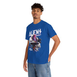 Aliens Exist UFO Graphic Unisex Heavy Cotton Tee Sci Fi Streetwear T Shirt Extraterrestrial Space Alien Design