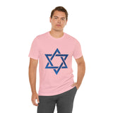 Star Of David Emblem Unisex Heavy Cotton Tee Spiritual Cultural Heritage Symbol Timeless Jewish Identity Graphic Shirt Meaningful Gift Casual Everyday Wear