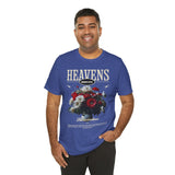 Heavens Hallucinations Unisex Jersey Short Sleeve Tee Comfortable Modern Streetwear Bold Artistic Floral Graphic Design Perfect Gift for Friends Birthdays Casual Wear