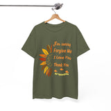 Unisex Ho’oponopono Sunflower T Shirt Healing Affirmation Tee Spiritual Gratitude Mindfulness Inspired Positive Energy Heavy Cotton Graphic Top