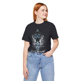 Existence Dystopian Society Cyborg Unisex Jersey Short Sleeve Tee Futuristic Sci Fi Robotic Graphic Cyberpunk Streetwear Statement T Shirt