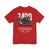 Kawasaki Z400 Naked Street Bike Graphic T Shirt Unisex Heavy Cotton Motorcycle Racing Streetwear Gift