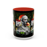 Wicked Supreme Accent Coffee Mug 11oz 15oz Statue Art Graphic Cup Supreme Inspired Streetwear Bust Design Bold Daily Motivation Ceramic Gift Drinkware