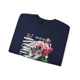 Freedom Snake And Rose Crewneck Comfortable Unisex Sweatshirt Motivational Streetwear Bold Floral Empowerment Design For Resilience And Strength Perfect Gift For Friends Birthdays Cozy Days Casual...