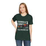 High Performance Single Seater Racing Car Graphic Unisex Heavy Cotton Tee Premium Motorsport Streetwear For Speed Lovers And Daily Casual Wear