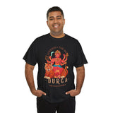 Goddess The Mother Durga T Shirt Divine Shakti Devi Maa Graphic Tee Navratri Durga Puja Festival Wear Hindu Spiritual Devotional Unisex Cotton Casual Streetwear Gift For Devotees