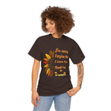 Unisex Ho’oponopono Sunflower T Shirt Healing Affirmation Tee Spiritual Gratitude Mindfulness Inspired Positive Energy Heavy Cotton Graphic Top