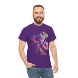 Snapshot of Madness Unisex Heavy Cotton Tee Dark Comic Art Streetwear Design Bold Neon Aesthetic Premium Graphic T Shirt Perfect for Artists Dreamers and Street Culture Enthusiasts