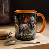 Wicked Supreme Accent Coffee Mug 11oz 15oz Statue Art Graphic Cup Supreme Inspired Streetwear Bust Design Bold Daily Motivation Ceramic Gift Drinkware