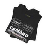 Iconic High Performance Muscle Car Blueprint Art Unisex Heavy Cotton Tee Premium Streetwear For Car Lovers Gearheads Collectors And Everyday Style