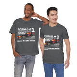 High Performance Single Seater Racing Car Graphic Unisex Heavy Cotton Tee Premium Motorsport Streetwear For Speed Lovers And Daily Casual Wear