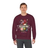 You Can Be Whatever Motivational Crewneck Sweatshirt Comfortable Unisex Pullover Bold Floral Empowerment Design Streetwear Positive Vibes Cozy Everyday Wear Perfect Gift for Dreamers Friends and Free Spirits