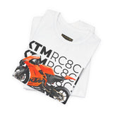 KTM RC 8C Track Inspired Unisex Heavy Cotton Tee Racing Superbike Graphic Streetwear Motorsport Fan T Shirt