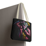 Snapshot of Madness Art Eco Tote Bag Dark Comic Neon Design Premium Canvas Reusable Shopping Bag Streetwear Lifestyle Accessory for Creative Thinkers Artists and Urban Dreamers