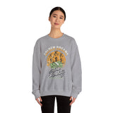 Golden Dreams Silver Reality Money Graphic Unisex Heavy Blend Crewneck Sweatshirt Hustler Motivational Dollar Cash Streetwear