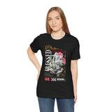 Blessed Praying Hands Floral Christian Graphic Unisex Jersey Short Sleeve Tee Faith Inspired Religious Streetwear Bold Motivational T Shirt