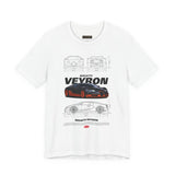 Bugatti Veyron Inspired Illustrated Hypercar Graphic T Shirt Ultimate Luxury Performance Supercar Automotive Streetwear Elite Speed Lifestyle Gift For Exotic Car Enthusiasts