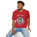 Laughing Donkey Fun Cartoon Unisex Heavy Cotton Tee Bold Humor Streetwear Trendy Graphic Shirt Perfect Gift for Friends Birthdays Casual Wear