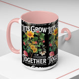 Heart Flower Accent Coffee Mug Bold Anatomical Heart Floral Design Motivational Ceramic Cup Empowering Symbol of Love Strength and Vitality Perfect Gift for Coffee Lovers Friends Birthdays Office Desk and Cozy Tea Moments