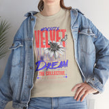 Velvet Dream The Collective Unisex Heavy Cotton Tee Comfortable Motivational Streetwear Bold Typography Graphic T Shirt Perfect Gift for Dreamers Trendsetters Creative Souls Everyday Casual Wear