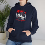 Money Motivation Hustler Mindset Graphic Print Unisex Heavy Blend Hoodie Streetwear Ambition Sweatshirt