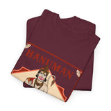 Lord Hanuman Graphic T Shirt Bajrangbali Ram Bhakt Devotional Hindu Spiritual Festival Wear Unisex Cotton Tee Hanuman Jayanti Temple Outfit Indian Cultural Streetwear Gift