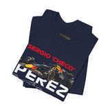 Sergio Checo Perez Inspired Formula Racing Graphic Unisex Tee Motorsport Streetwear Speed Culture Track Day Apparel Racing Fan Tribute Design For Formula Racing Enthusiasts
